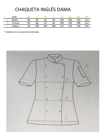 Chaqueta Inglés Mujer