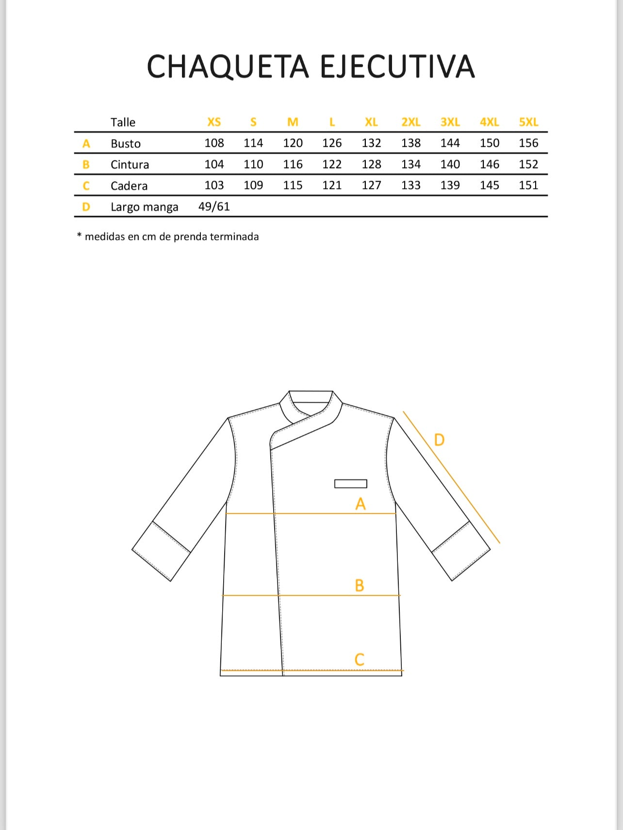 Chaqueta Ejecutiva
