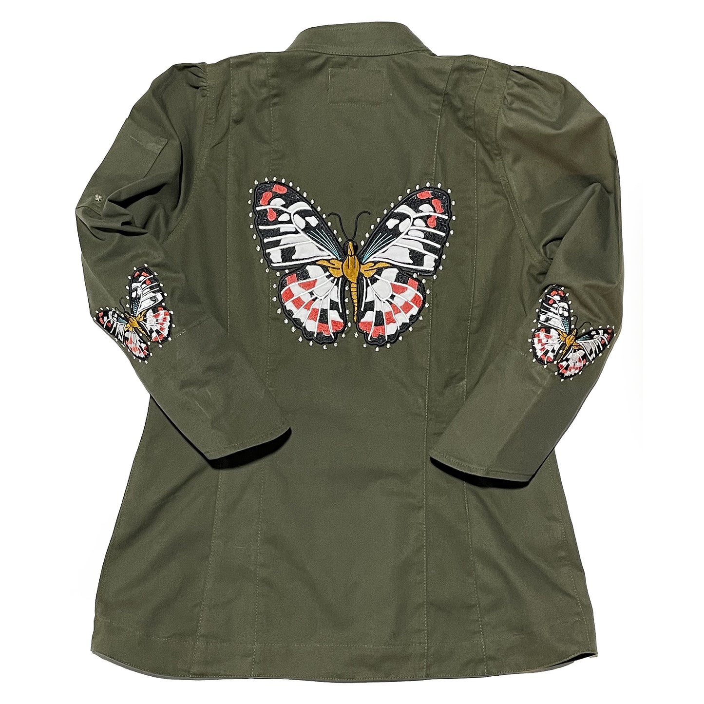 Chaqueta Princesa Verde con Mariposa