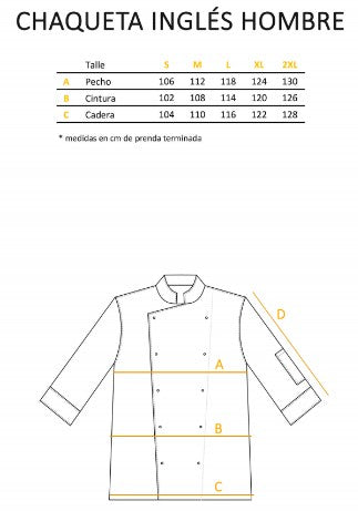 Chaqueta Inglés Hombre