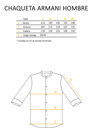 Chaqueta Armani Hombre