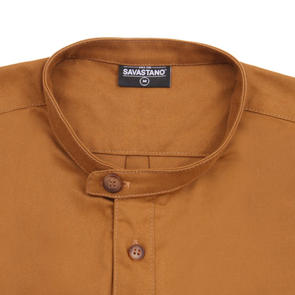 Camisa/chaqueta urban mao Marrón Hermes Unisex