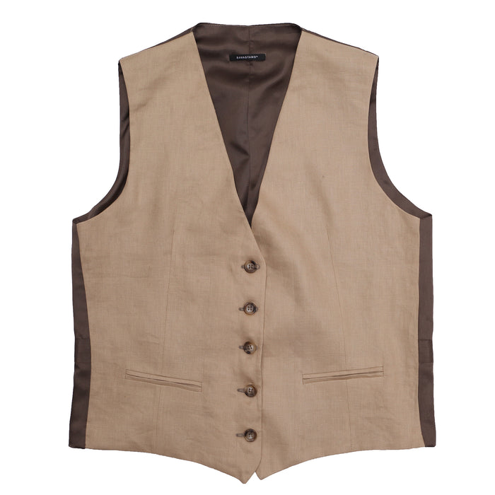 Chaleco en lino