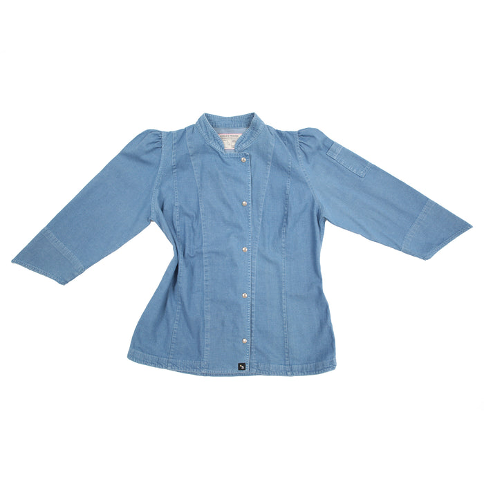 Chaqueta princesa denim procesado